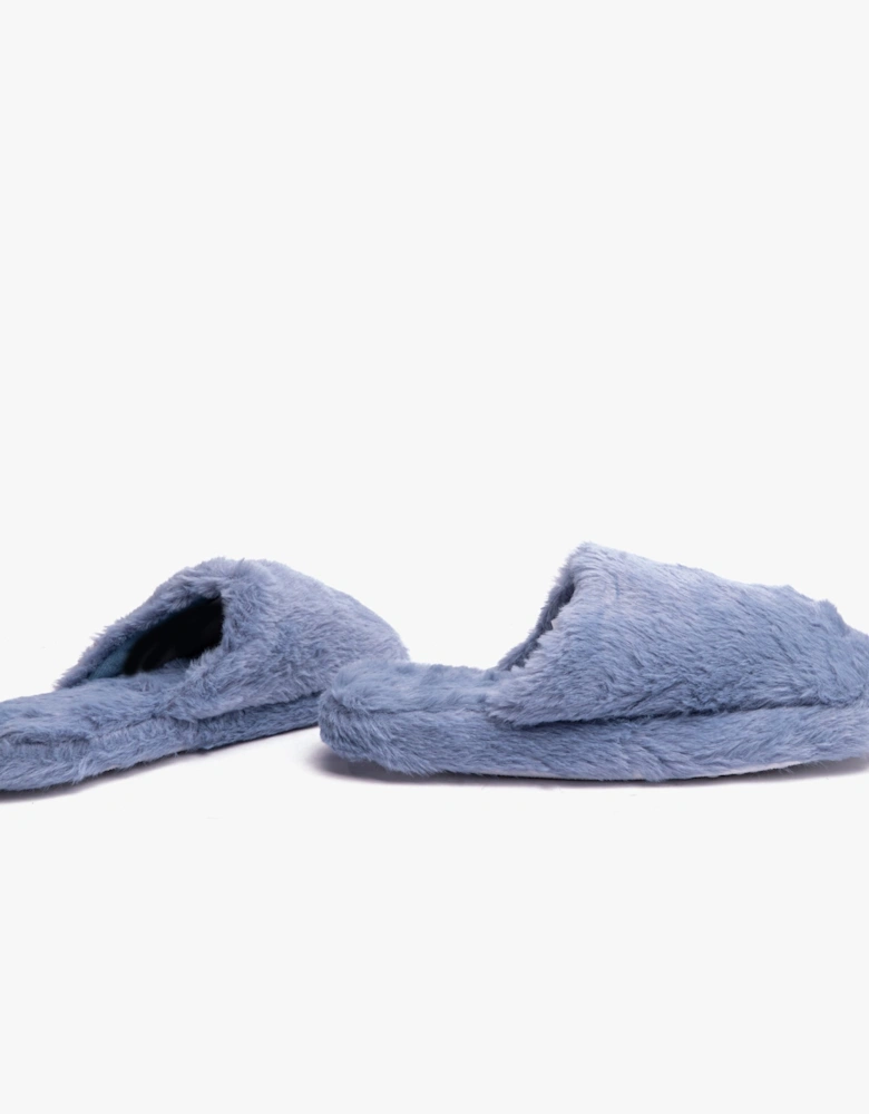 JOLIE Womens Mule Slippers Blue