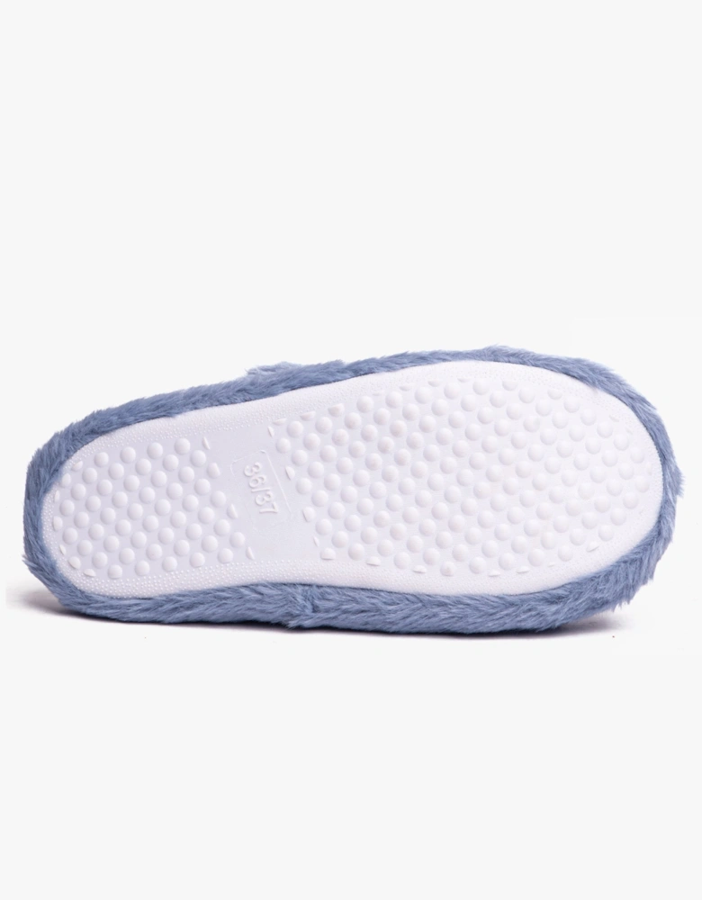 JOLIE Womens Mule Slippers Blue