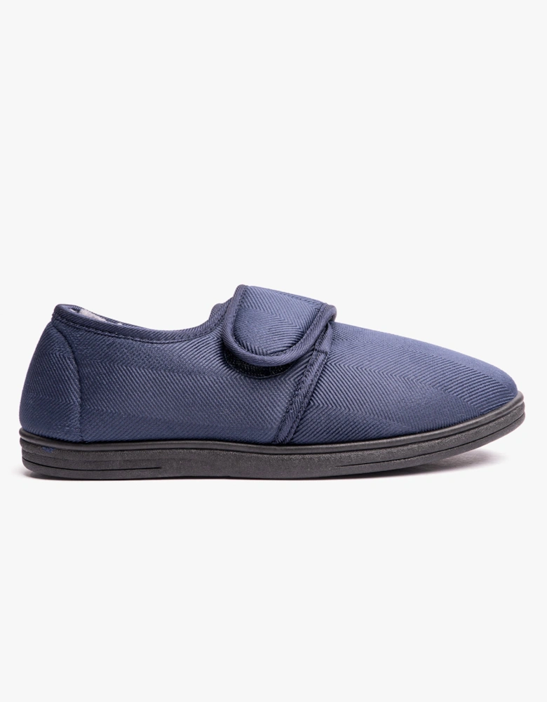 TOM Mens Full Slippers Navy