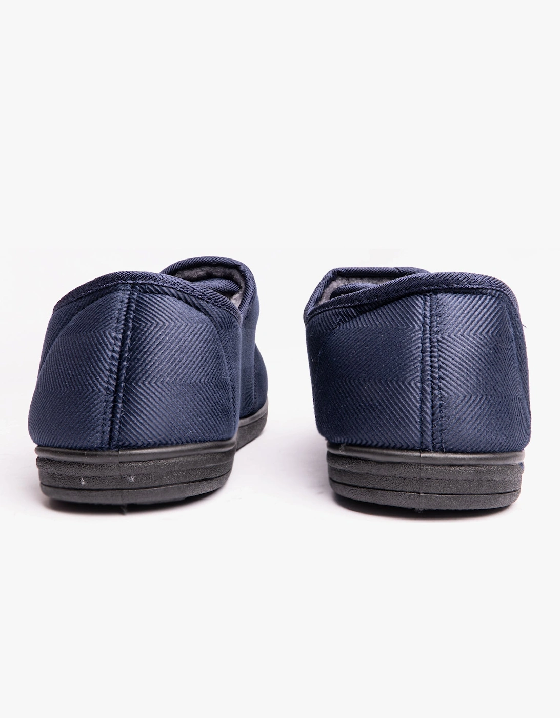 TOM Mens Full Slippers Navy