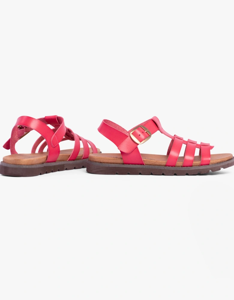 SALTWATER Womens Sandals Fuchsia