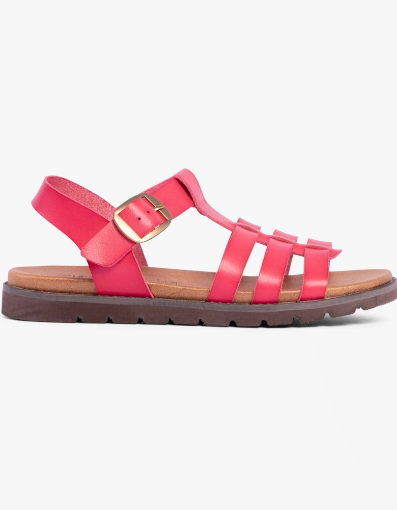 SALTWATER Womens Sandals Fuchsia