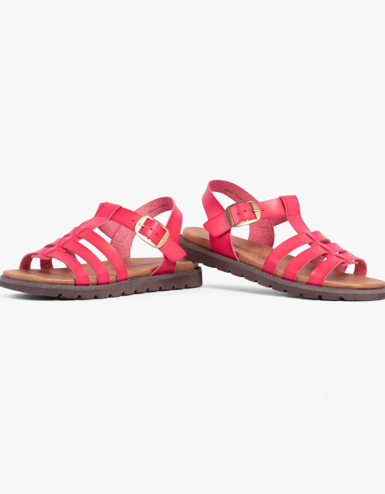 SALTWATER Womens Sandals Fuchsia