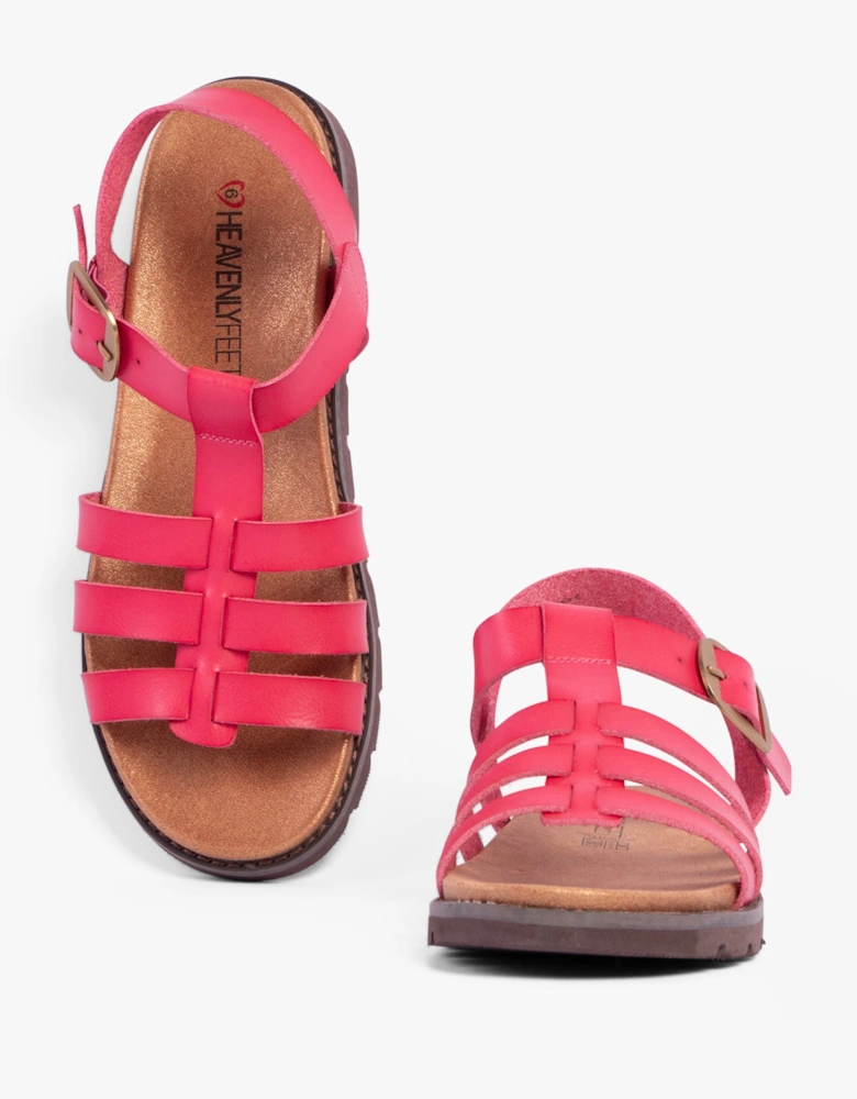 SALTWATER Womens Sandals Fuchsia