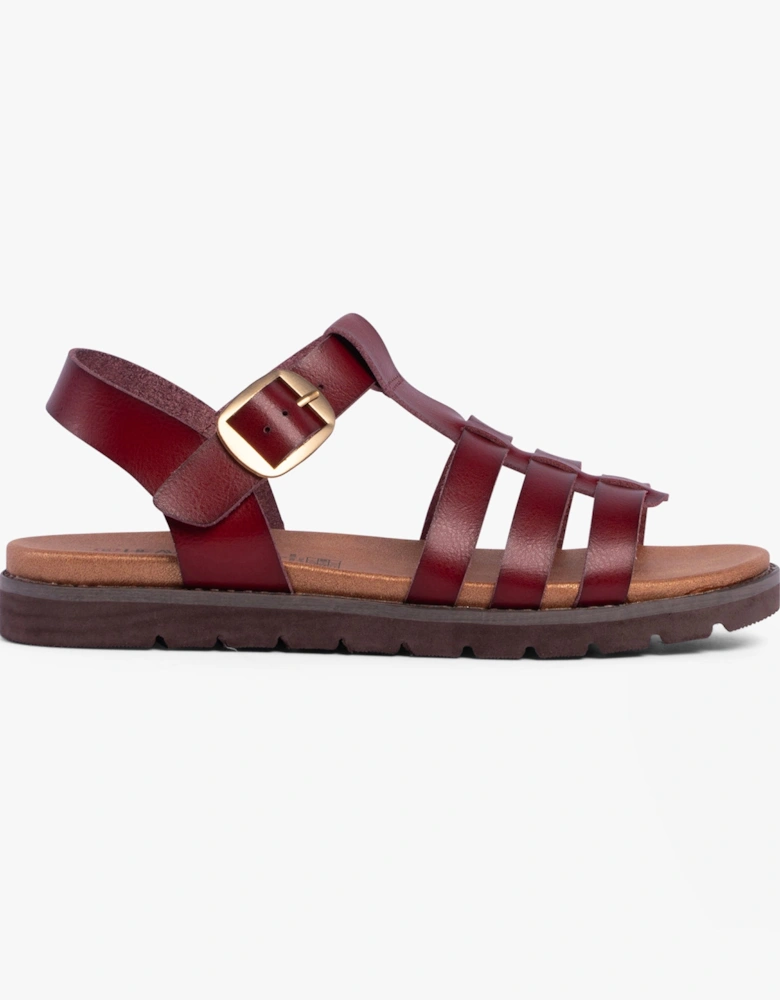 SALTWATER Womens Sandals Redwood