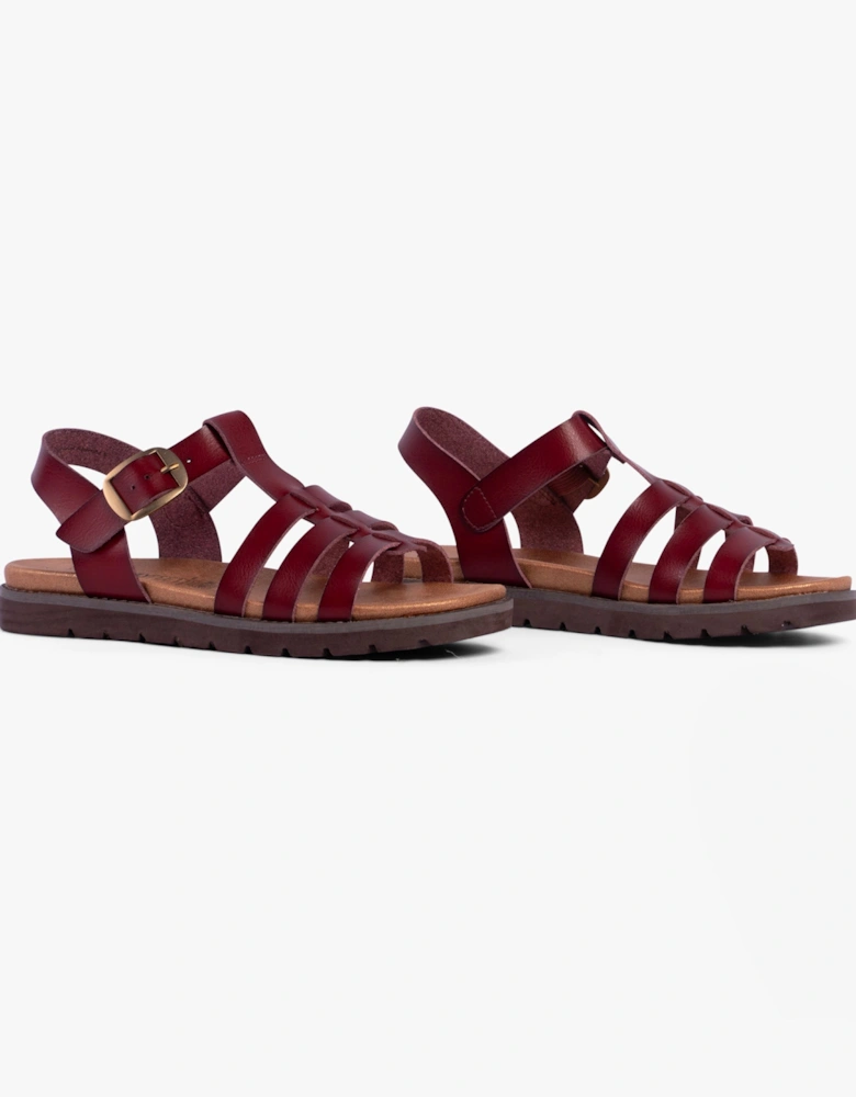 SALTWATER Womens Sandals Redwood