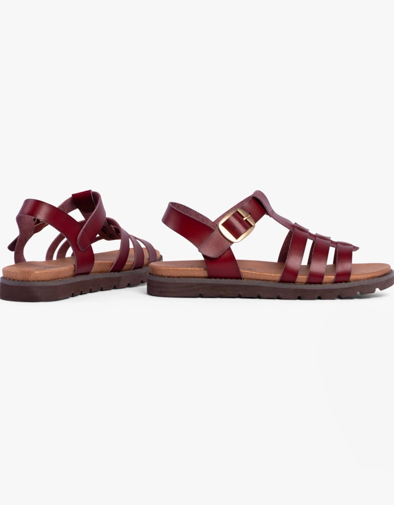 SALTWATER Womens Sandals Redwood