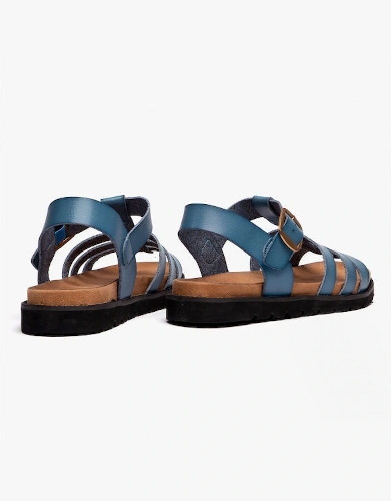 SALTWATER Womens Slingback Sandals Blue