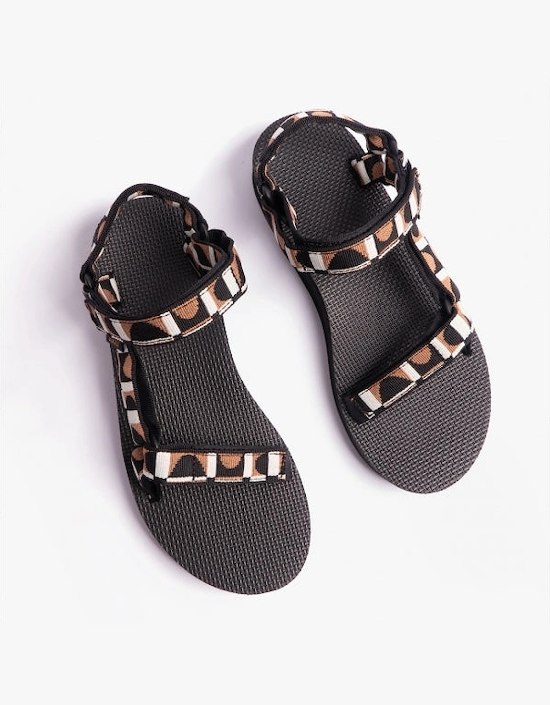 MIDFORM UNIVERSAL Womens Sandals Bounce Black/ Lion