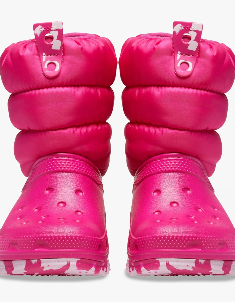 207683-6X0 CLASSIC NEO PUFF Kids Boots Candy Pink