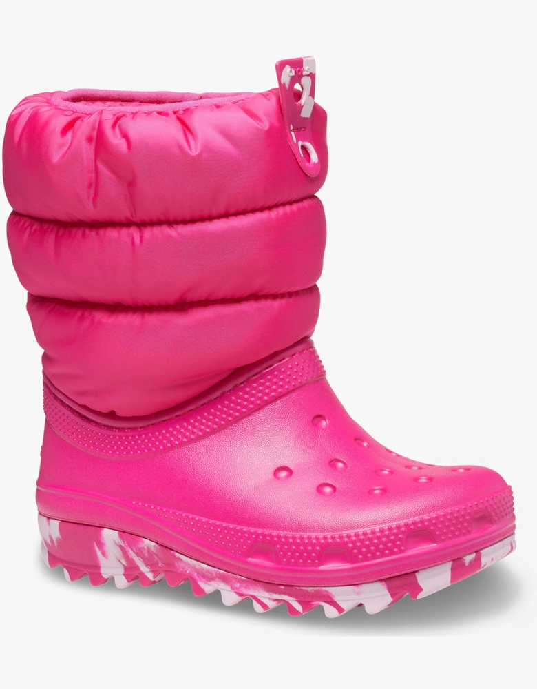 207683-6X0 CLASSIC NEO PUFF Kids Boots Candy Pink