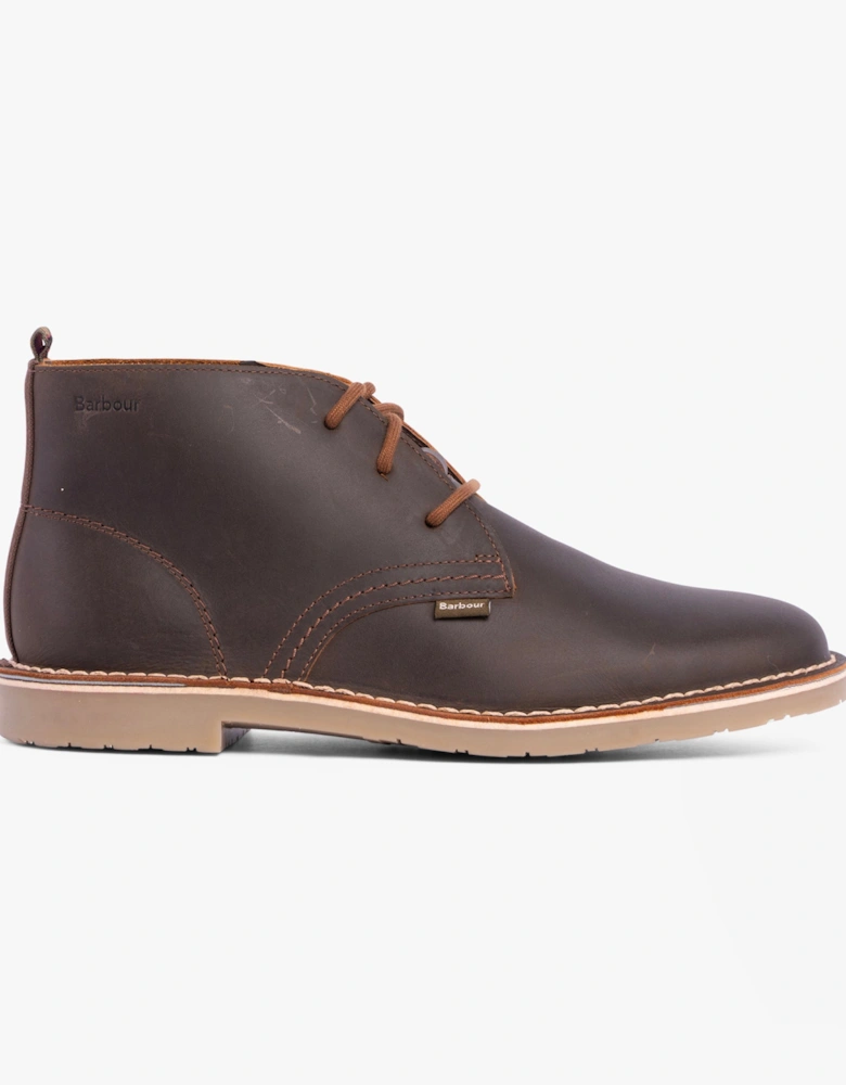 SITON Mens Desert Boots Brown