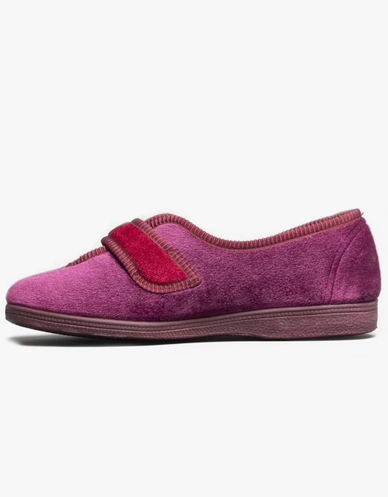 ANDREA Womens Slippers Wine