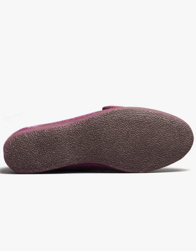 ANDREA Womens Slippers Wine