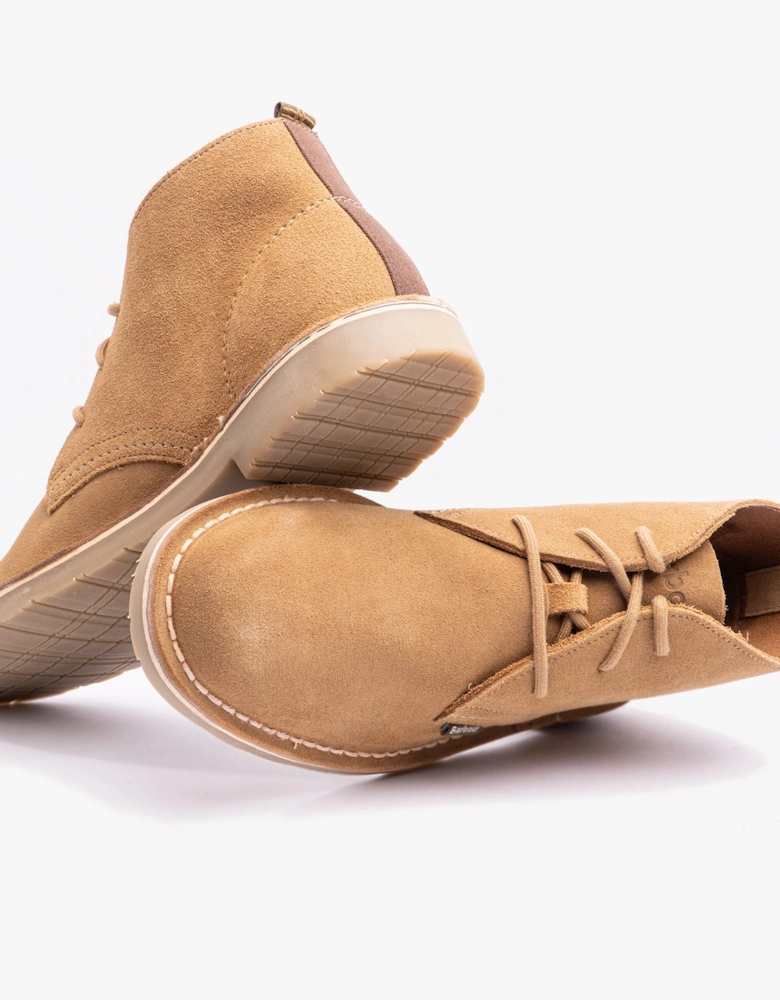 SITON Mens Desert Boots Sand Suede