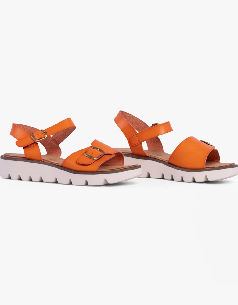 TRUDY Womens Sandals Orange