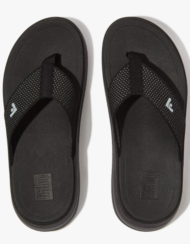 SURFF TWO-TONE WEBBING Womens Toe Post Black