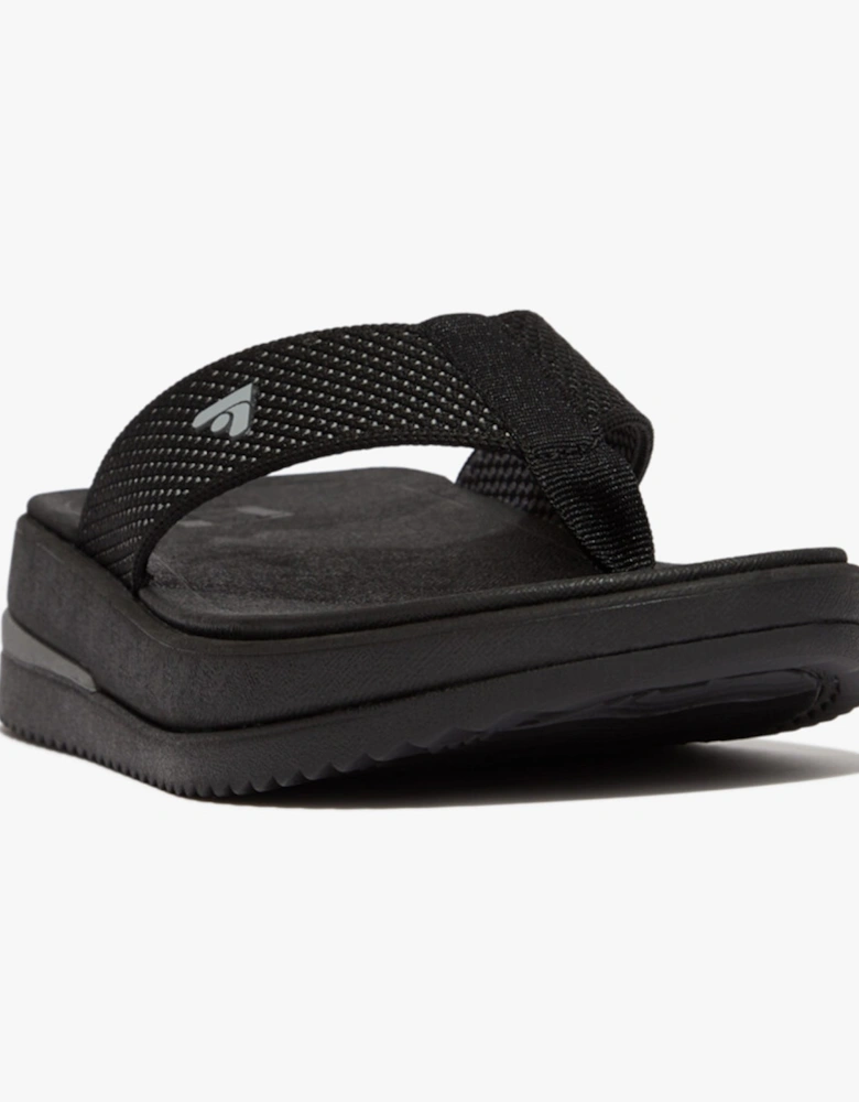 SURFF TWO-TONE WEBBING Womens Toe Post Black