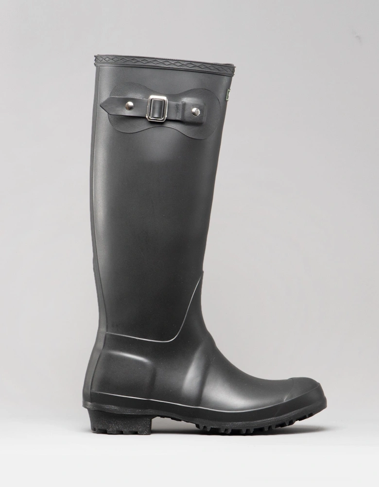 SANDRINGHAM Womens Wellington Boots Black