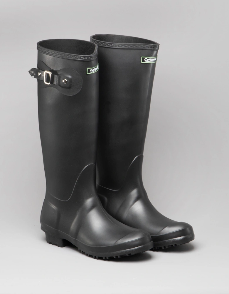 SANDRINGHAM Womens Wellington Boots Black