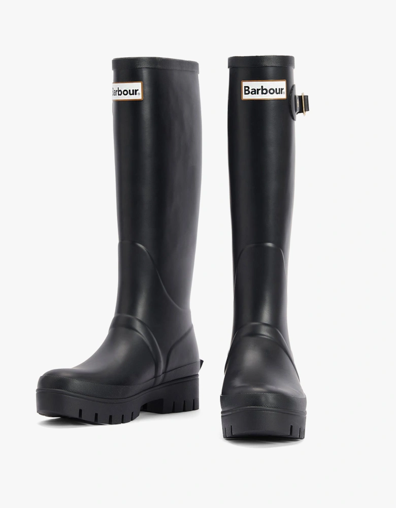 SNOWDON Womens Tall Wellies Black