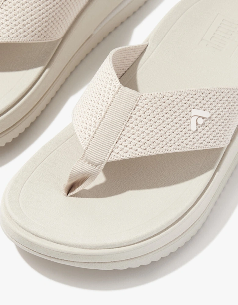 SURFF TWO-TONE WEBBING Womens Toe Post Paris Beige