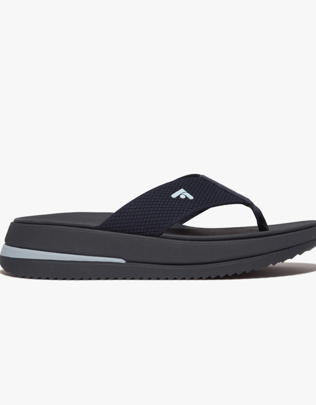 SURFF TWO-TONE WEBBING Womens Toe Post Midnight Navy, 8 of 7