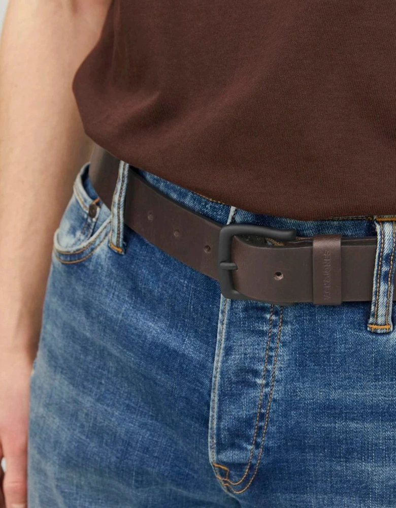 ROMA Mens Belt Black Coffee