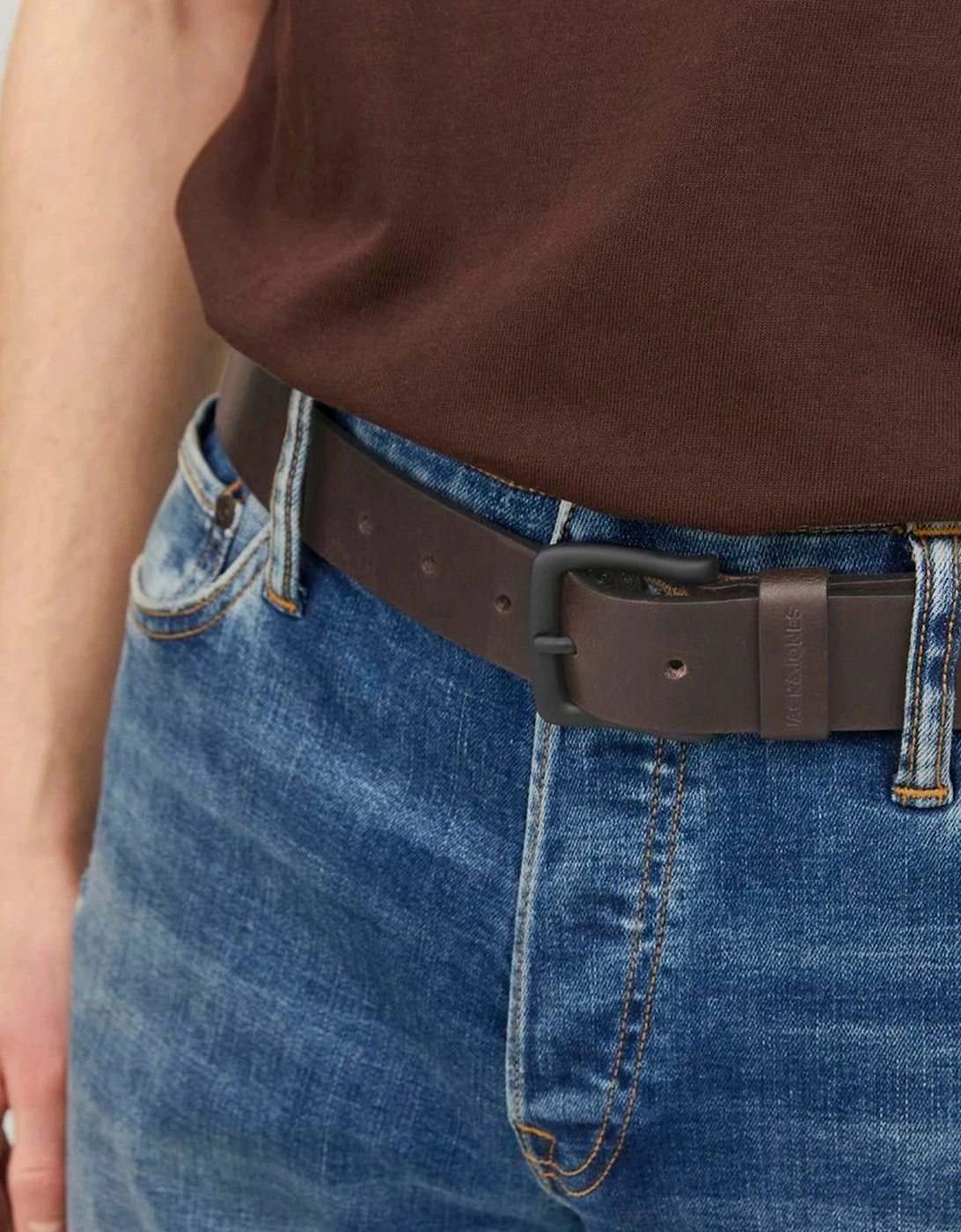 ROMA Mens Belt Black Coffee