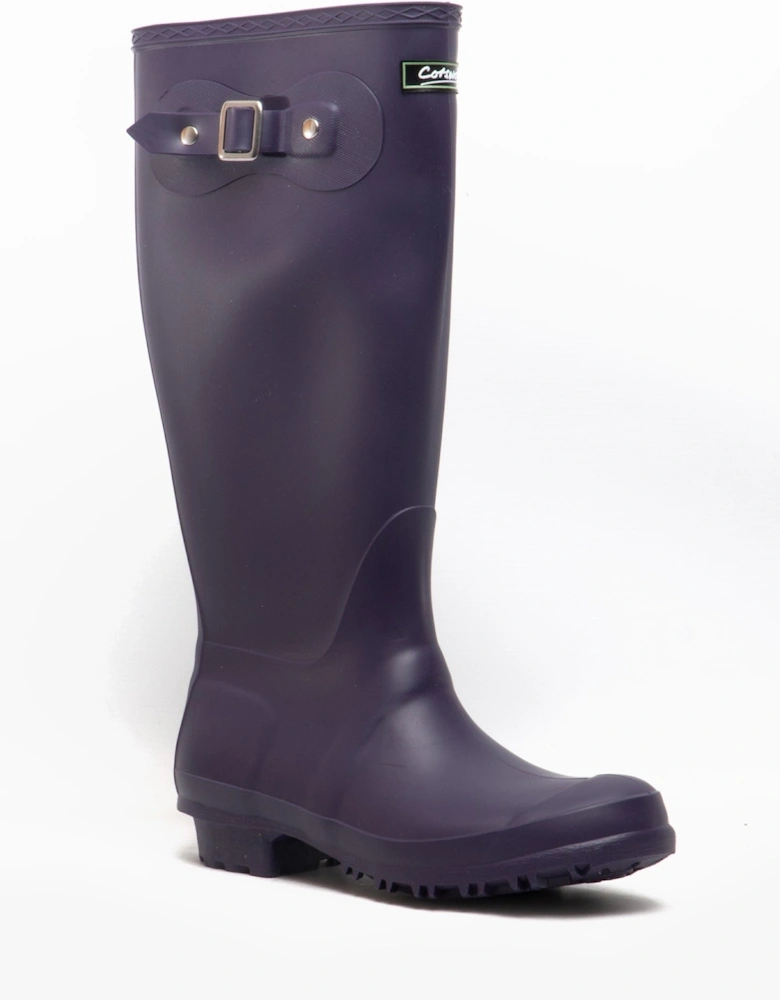 SANDRINGHAM Womens Wellington Boots Purple