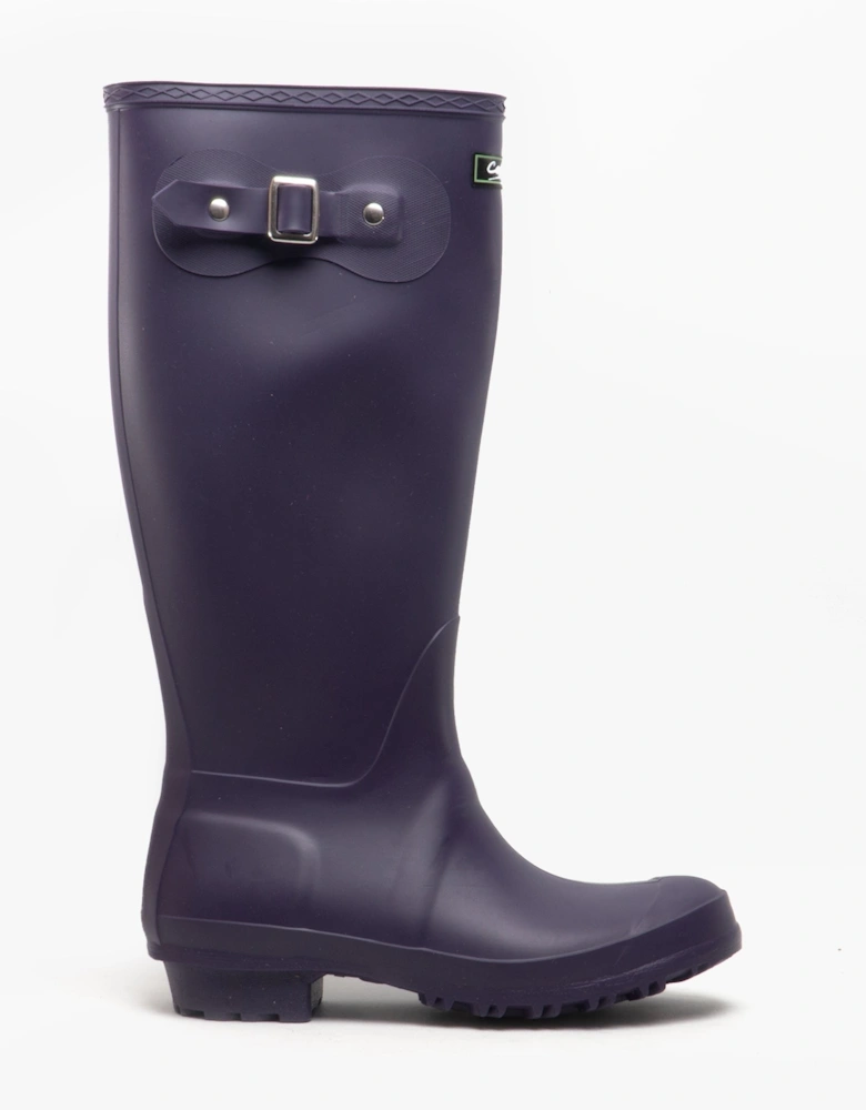 SANDRINGHAM Womens Wellington Boots Purple