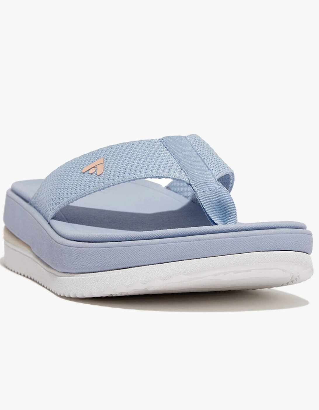 SURFF TWO-TONE WEBBING Womens Toe Post Skywash Blue, 5 of 4