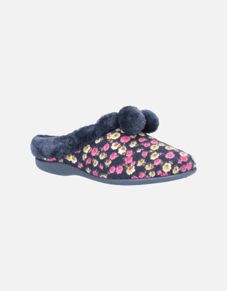 CHABILIS Womens Textile Mule Slippers Floral