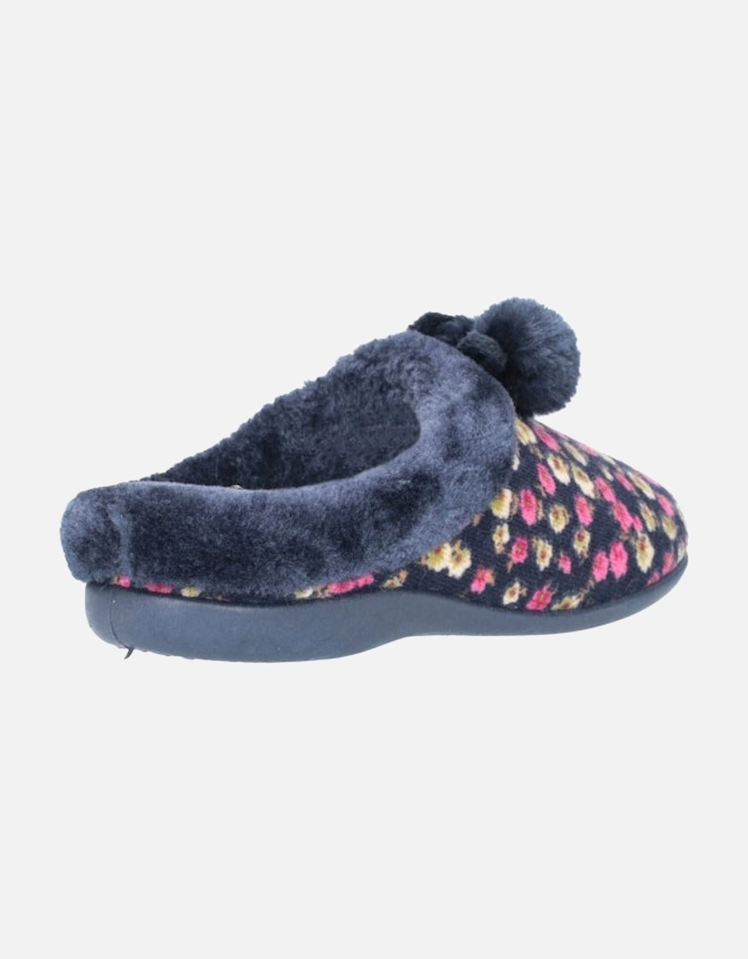 CHABILIS Womens Textile Mule Slippers Floral