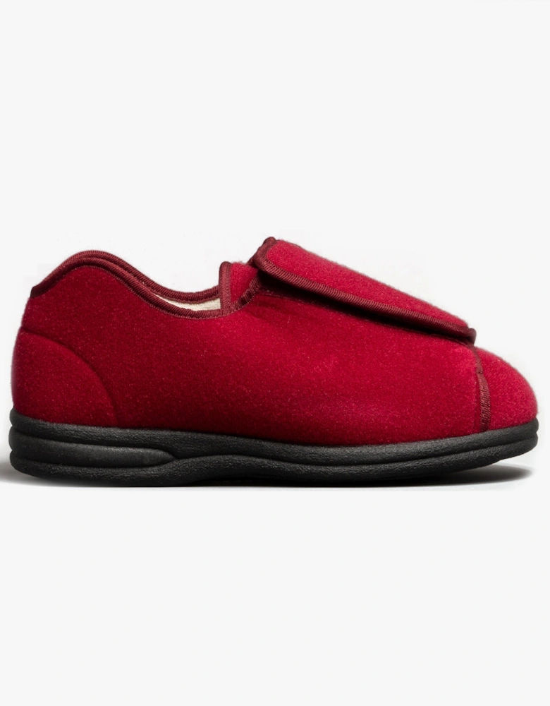 FIFE Womens Slippers Wine