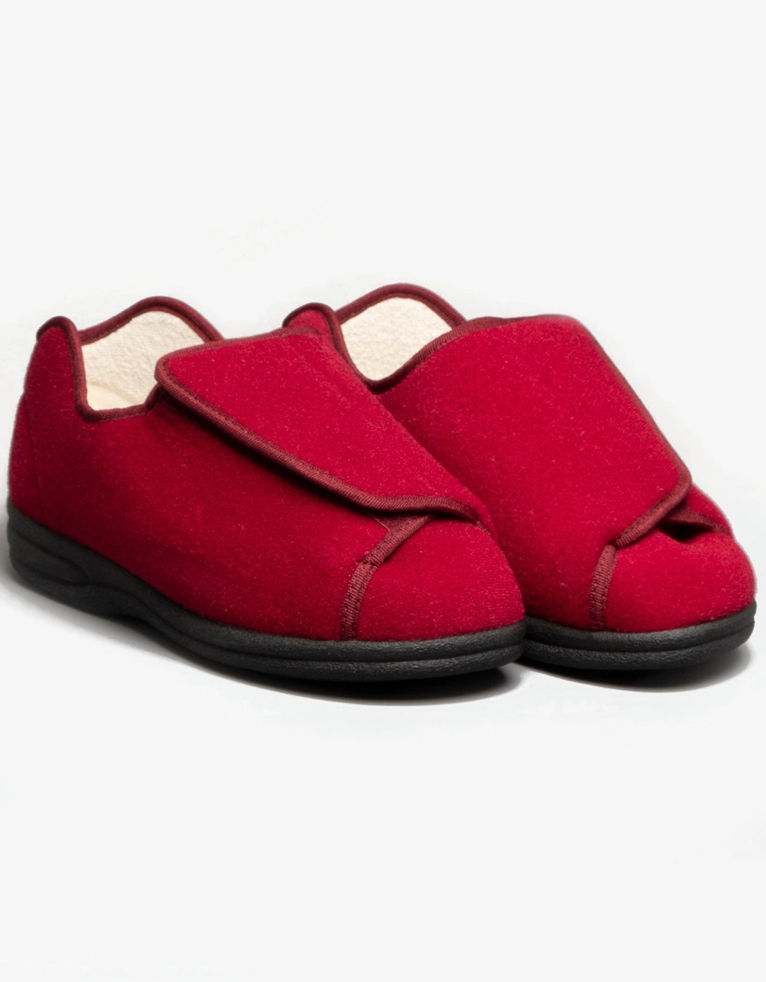 FIFE Womens Slippers Wine