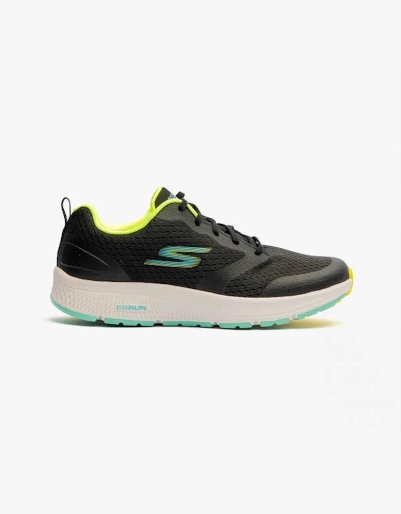 128277/BKLM GO RUN CONSISTENT-INTENSIFY Womens Lace-Up Trainers Black/Lime