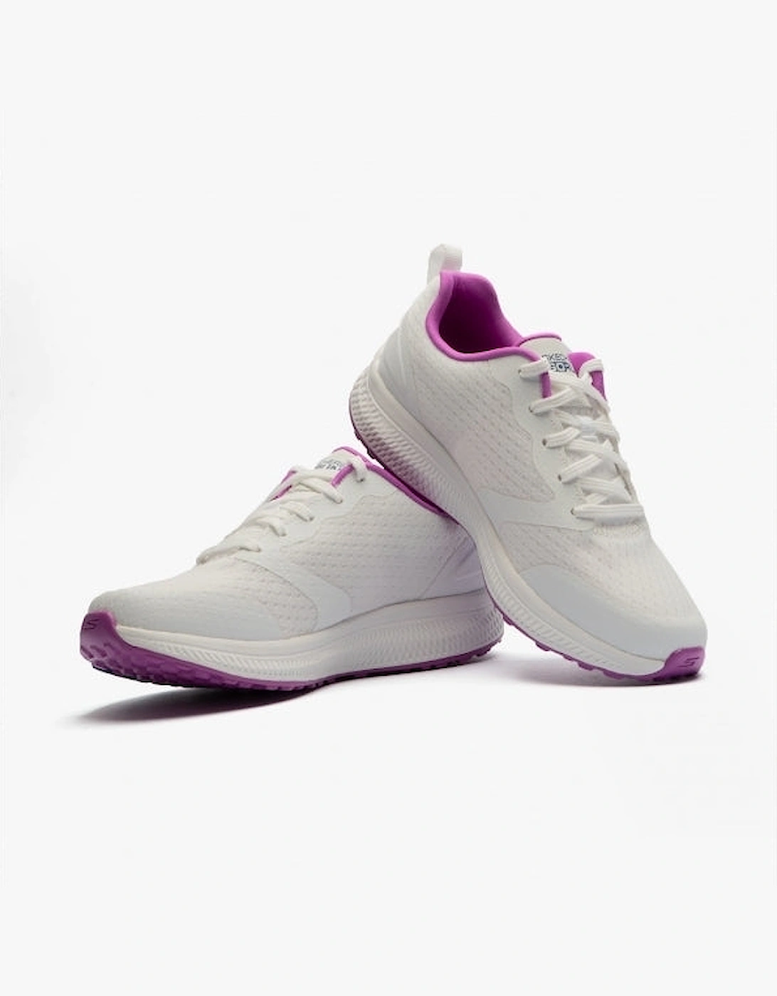 128277/WPR GO RUN CONSISTENT-INTENSIFY Womens Lace-Up Trainers White/Purple