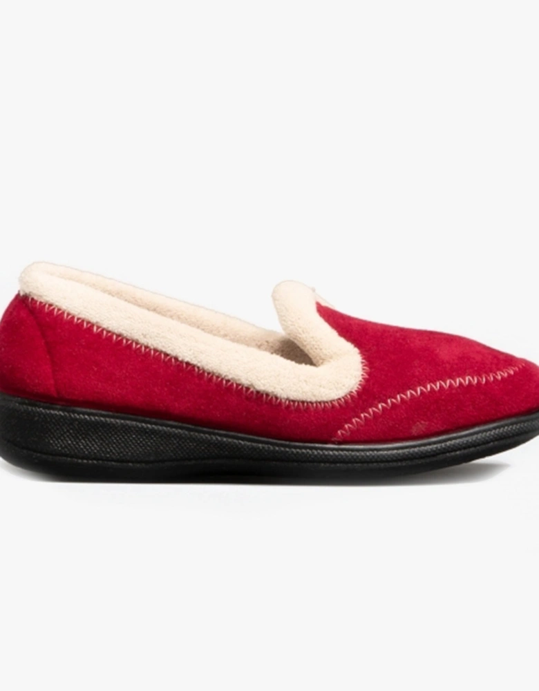 MAIER Womens Slippers Burgundy