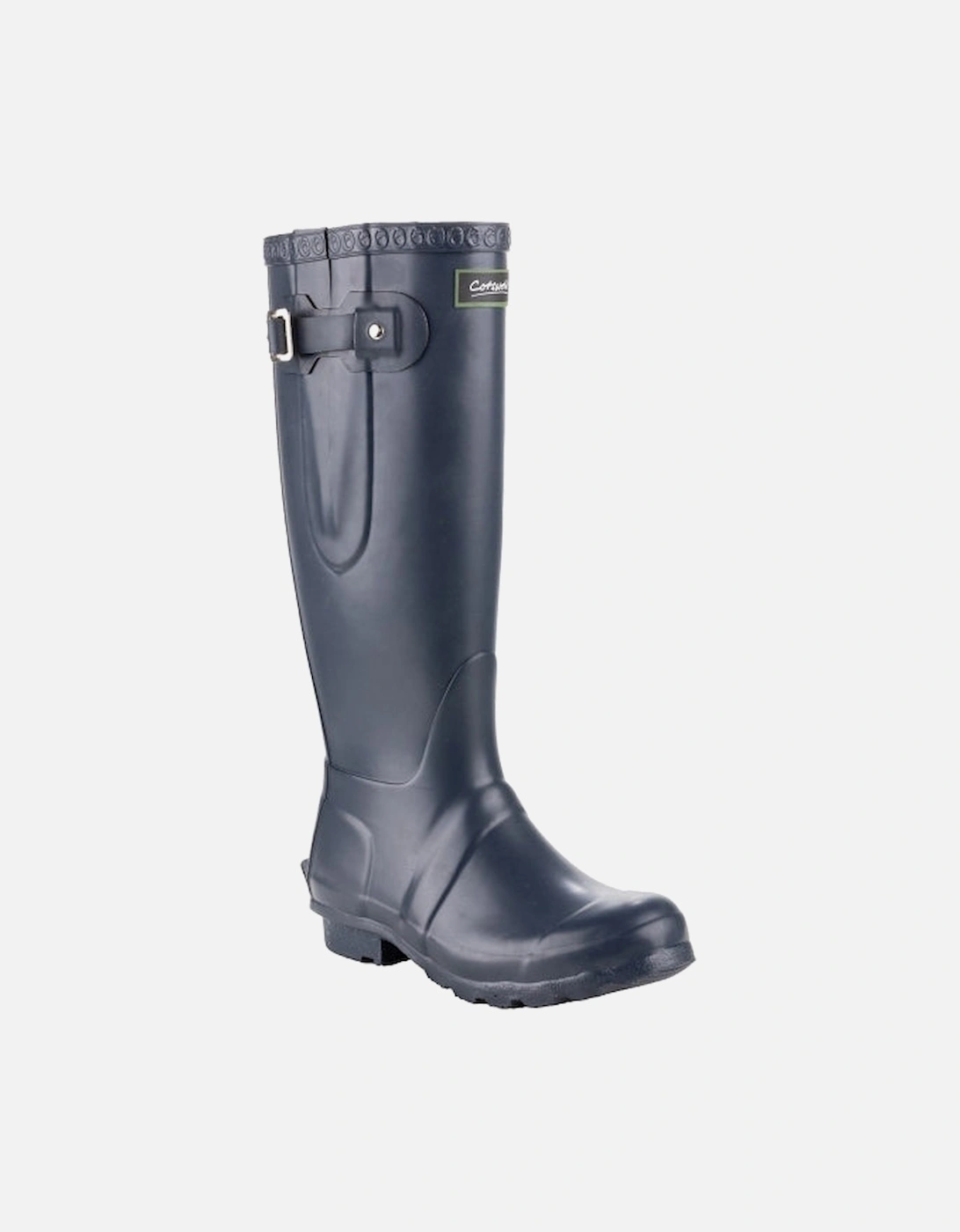 WINDSOR Unisex Rubber Wellington Boots Navy, 2 of 1