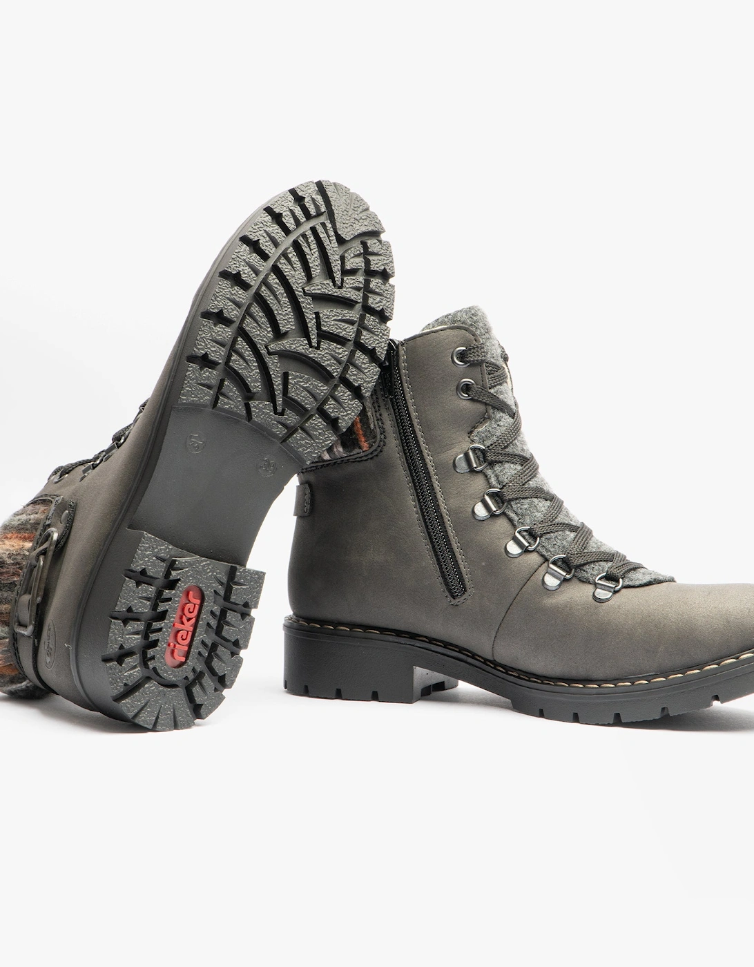 Y9131-45 Womens Ankle Boots Light Grey