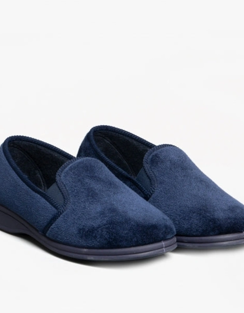 SHEPTON Mens Slippers Navy