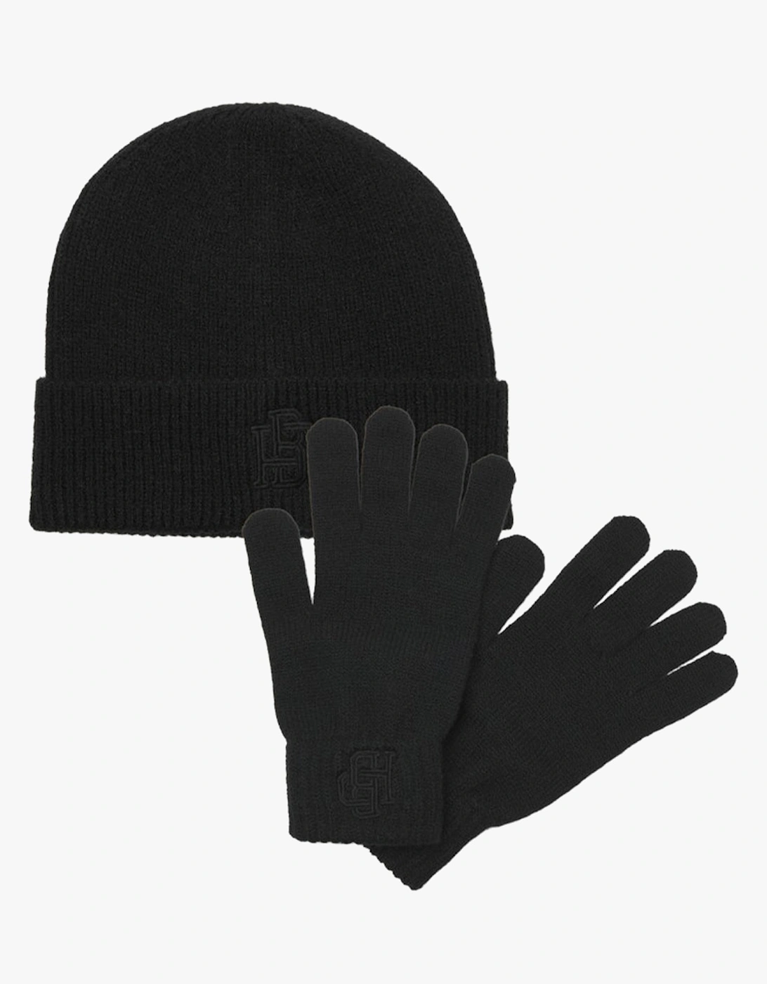 TRAIN Mens Hat & Gloves Set Black, 4 of 3