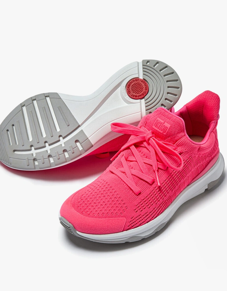 VITAMIN FFX Womens Knit Sport Trainers Pop Pink