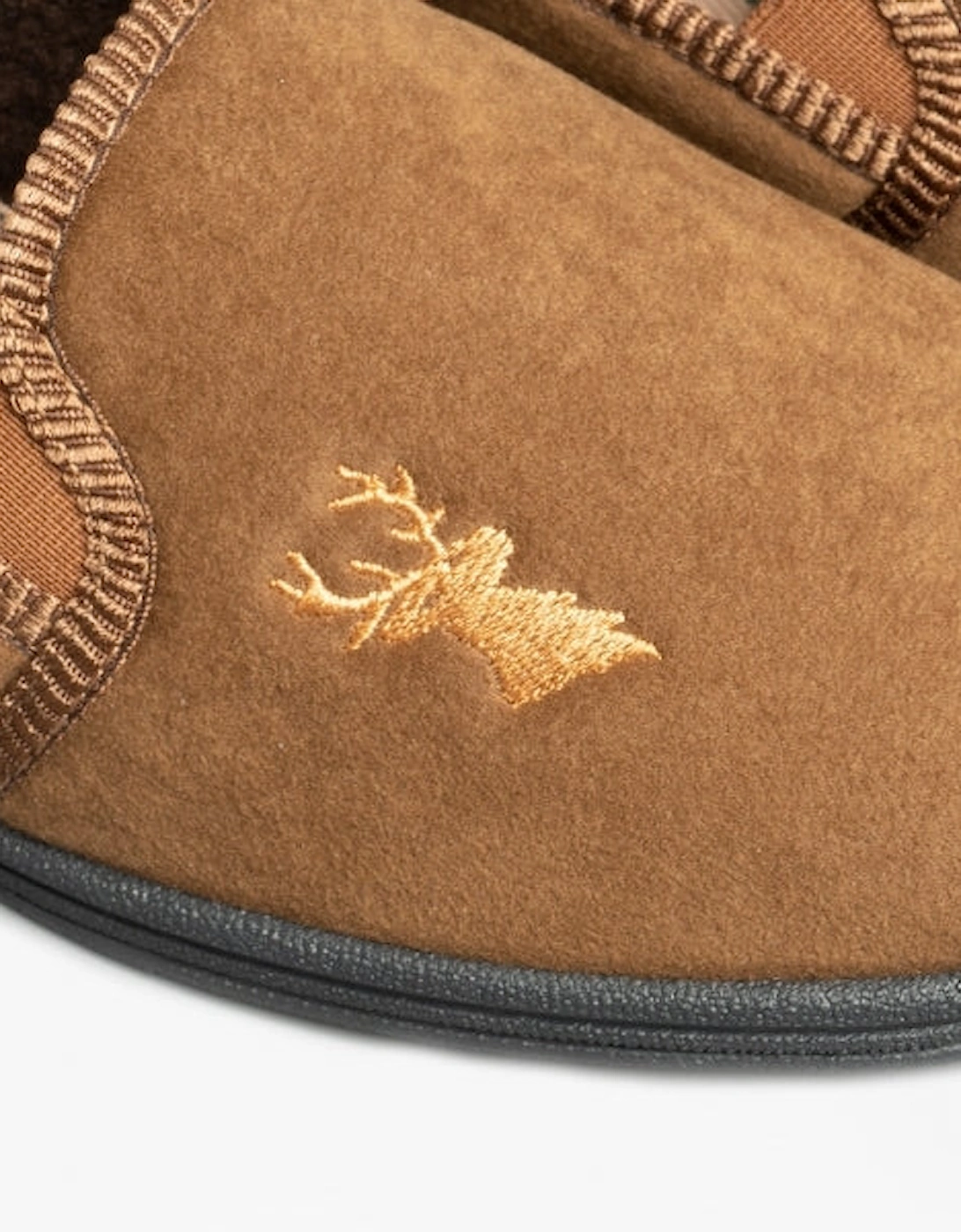 STAG Mens Slippers Tan