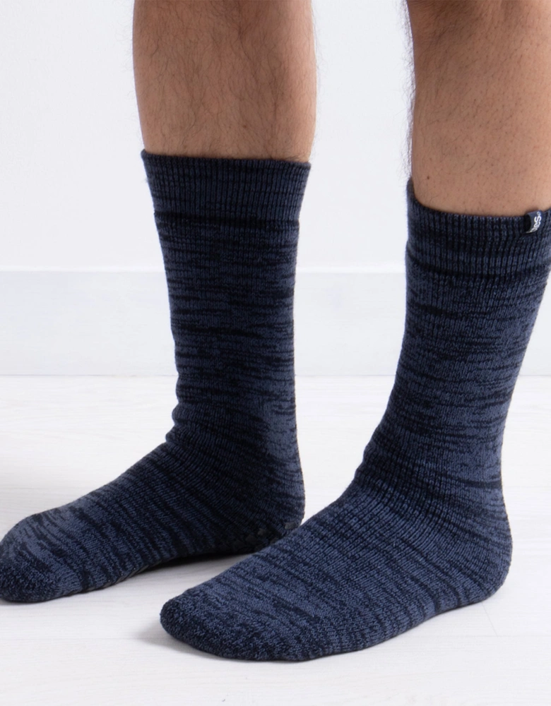 Recycled Thermal ORIGINAL Slipper Socks Mens Socks Navy