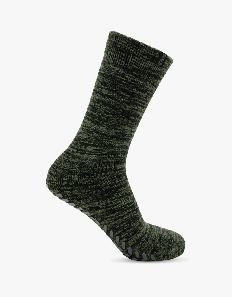 Recycled Thermal ORIGINAL Slipper Socks Mens Socks Khaki