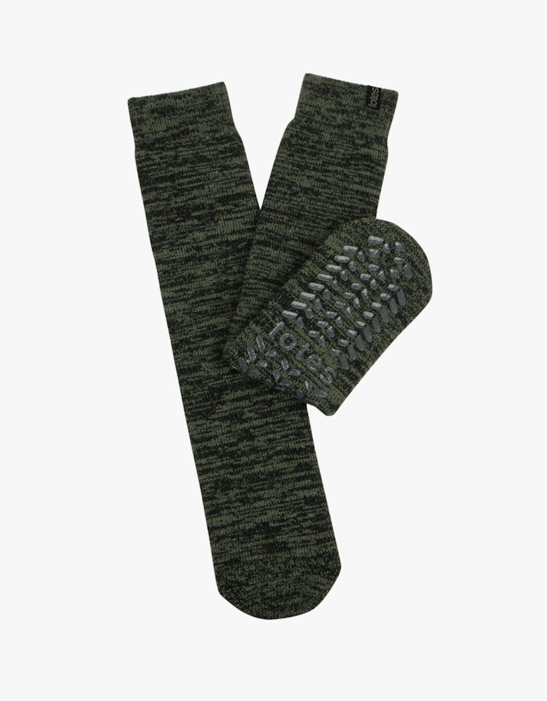 Recycled Thermal ORIGINAL Slipper Socks Mens Socks Khaki