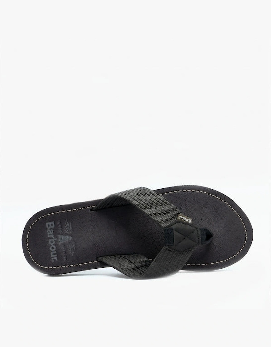 TOEMAN Mens Flip Flops Black