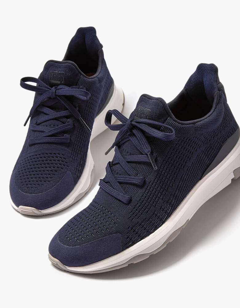 VITAMIN FFX Womens Knit Sport Trainers Tiptoe Midnight Navy Mix